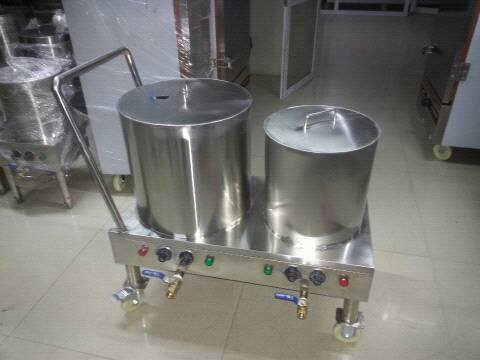nồi nấu phở 30-60L bằng điện có bánh xe