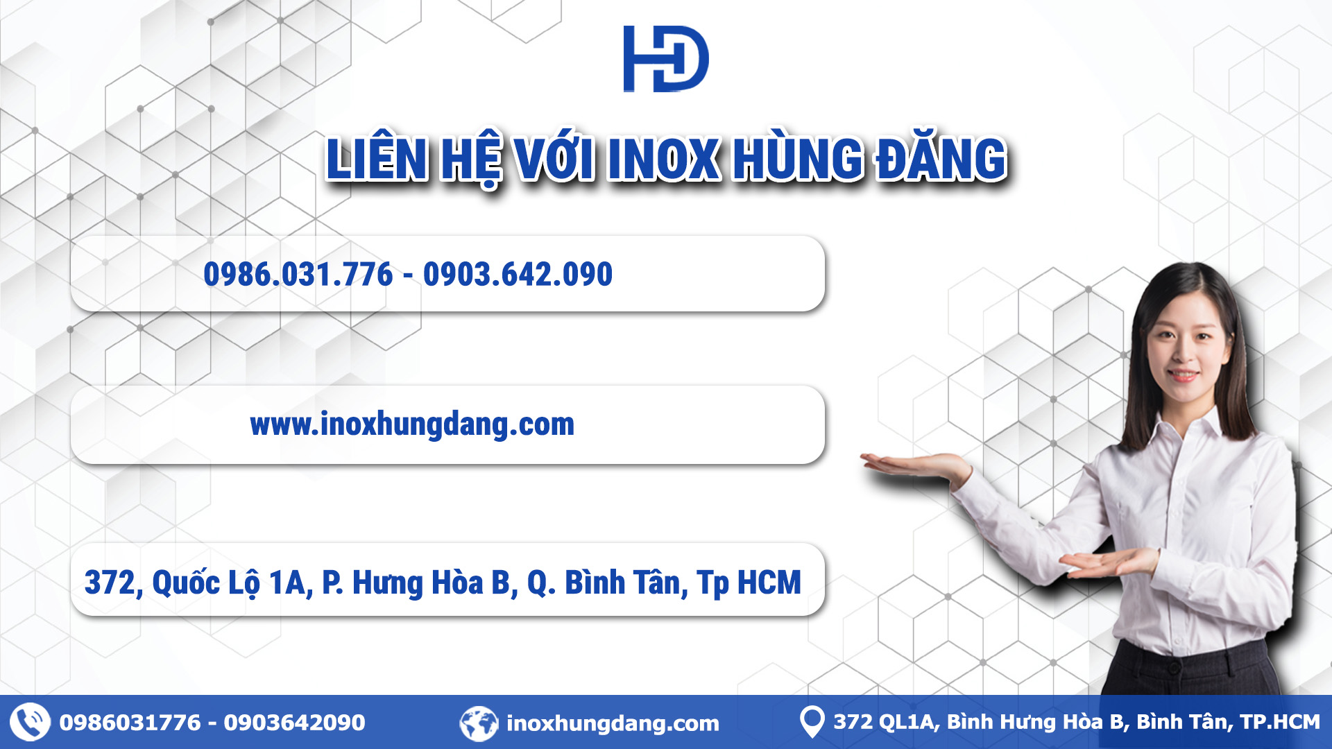 Hãy liên hệ với Inox Hùng Đăng để được tư vấn nhanh và tận tâm nhất