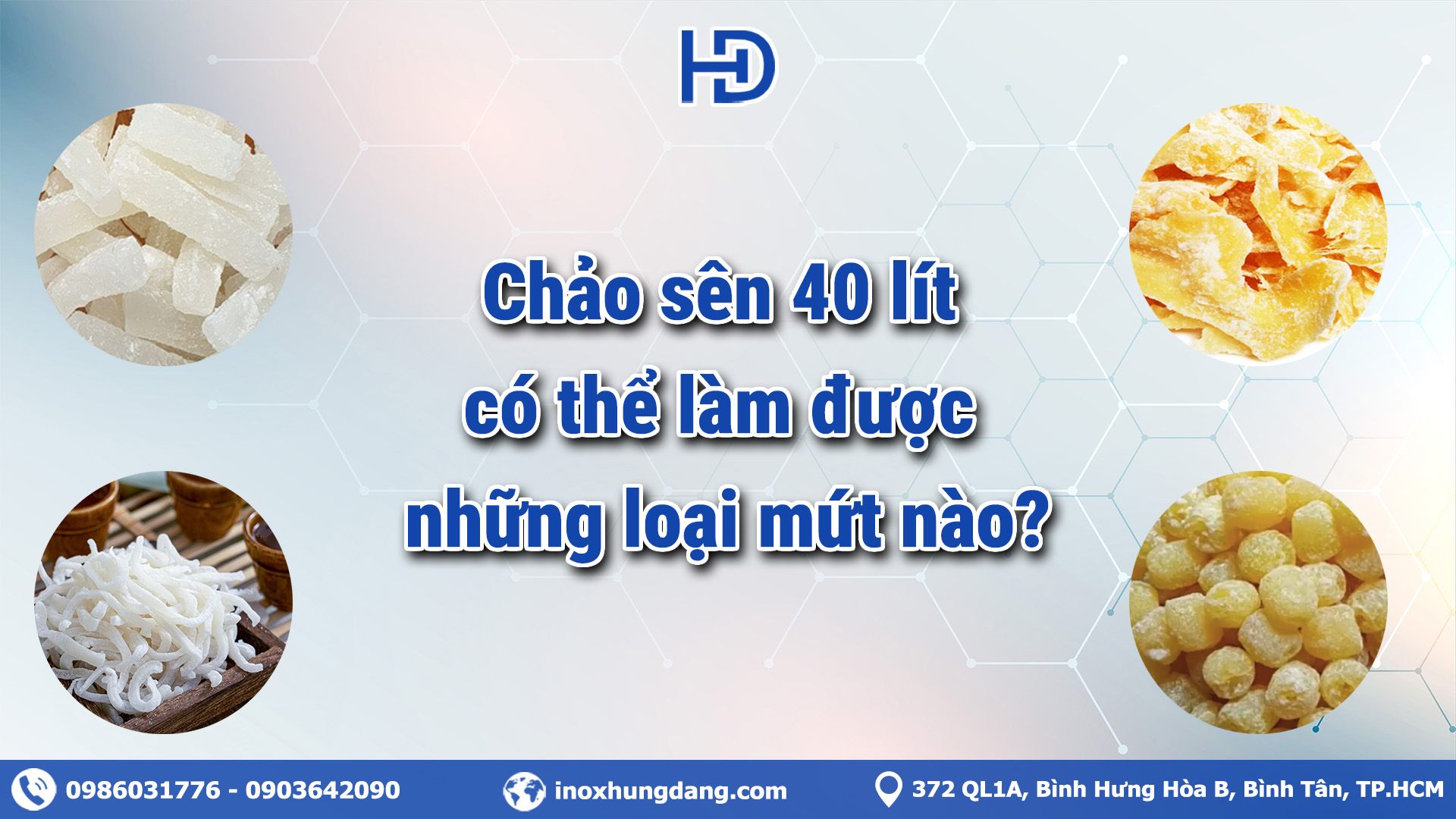 Những loại mứt mà chảo sên mứt bí đao có thể làm được