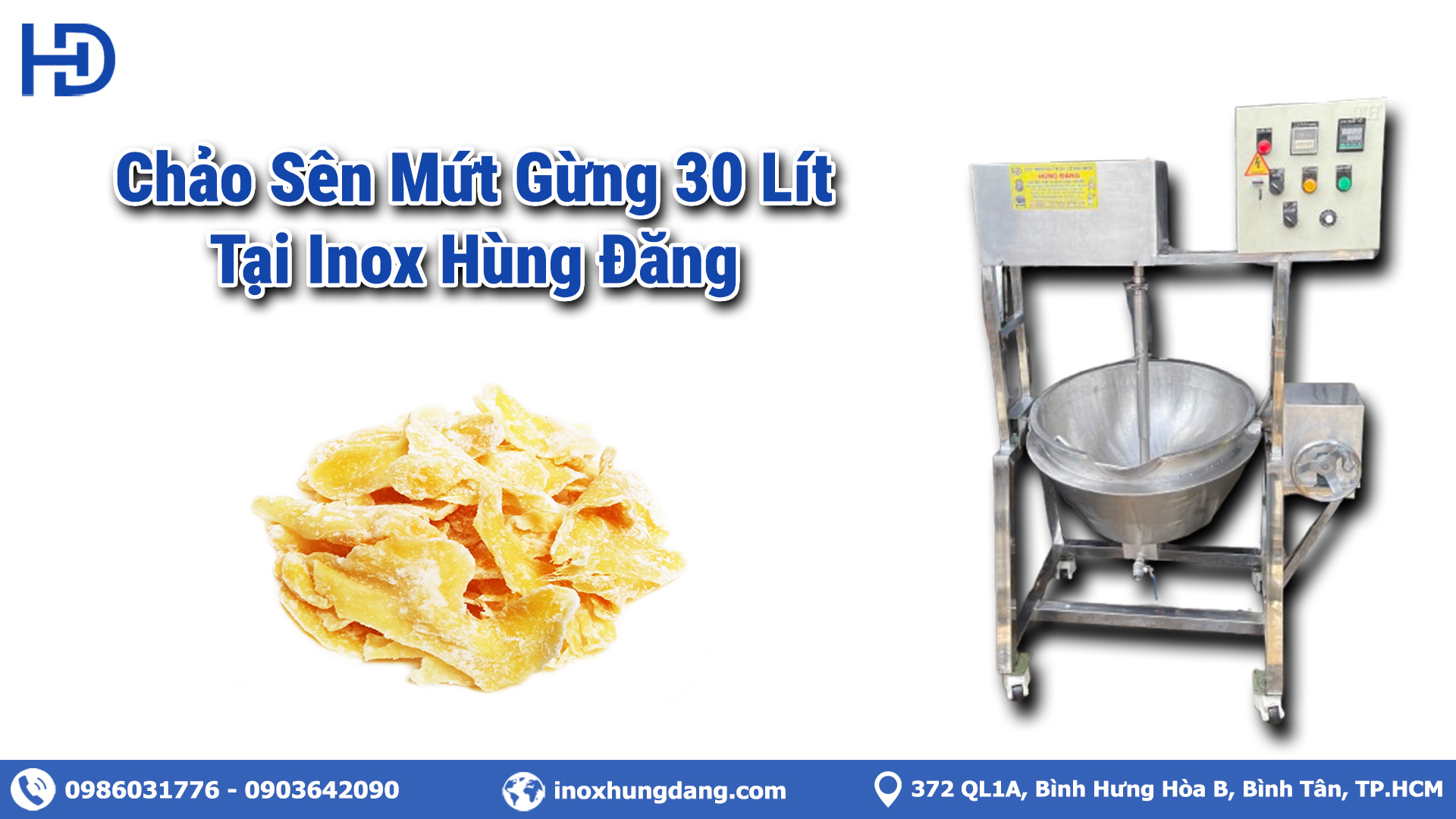 Inox Hùng Đăng là đơn vị chuyên sản xuất chảo sên mứt gừng uy tín hàng đầu
