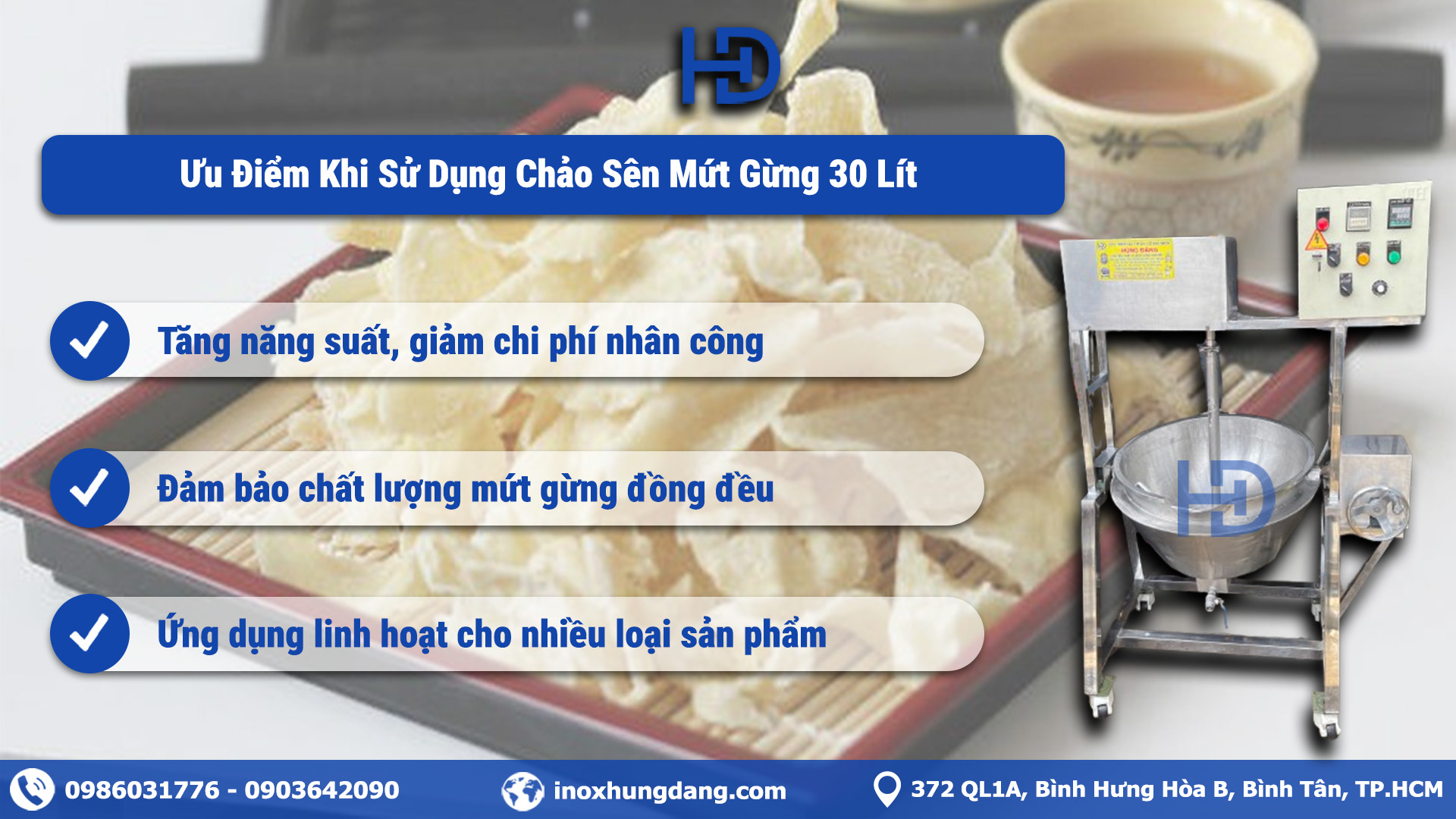 Tối Ưu Hiệu Quả Sản Xuất Khi Sử Dụng Chảo Sên Nhân 30 Lít