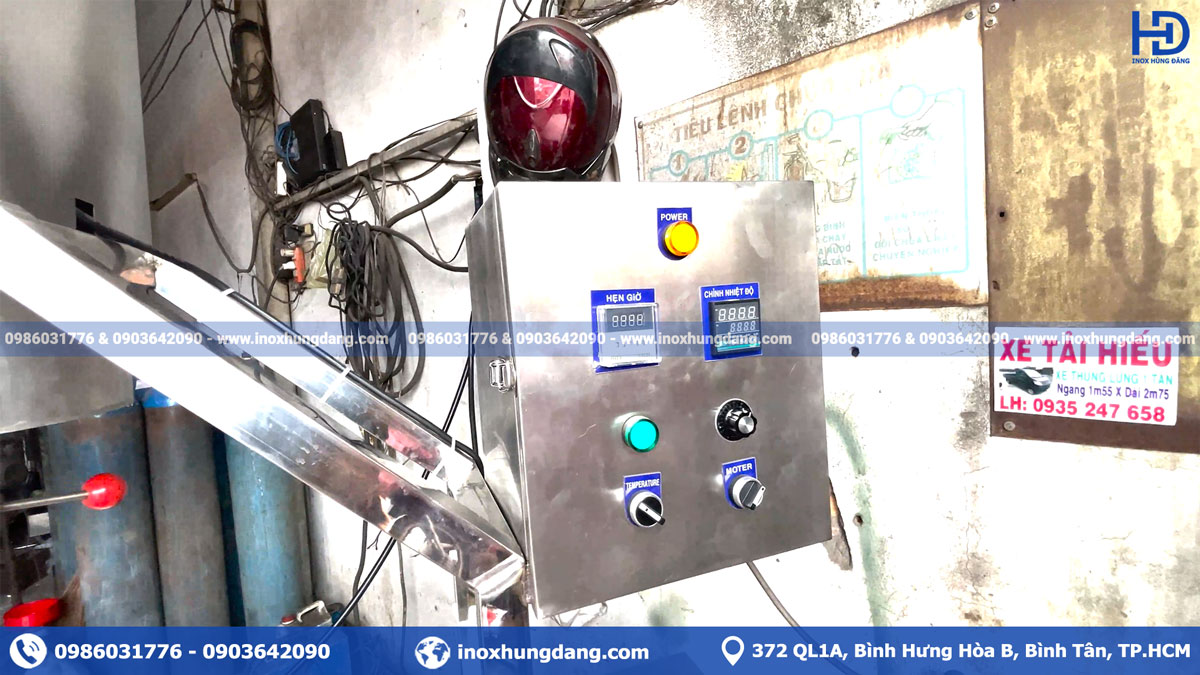 Chảo xào nếp gói bánh Tét làm từ inox 304 tại Inox Hùng Đăng