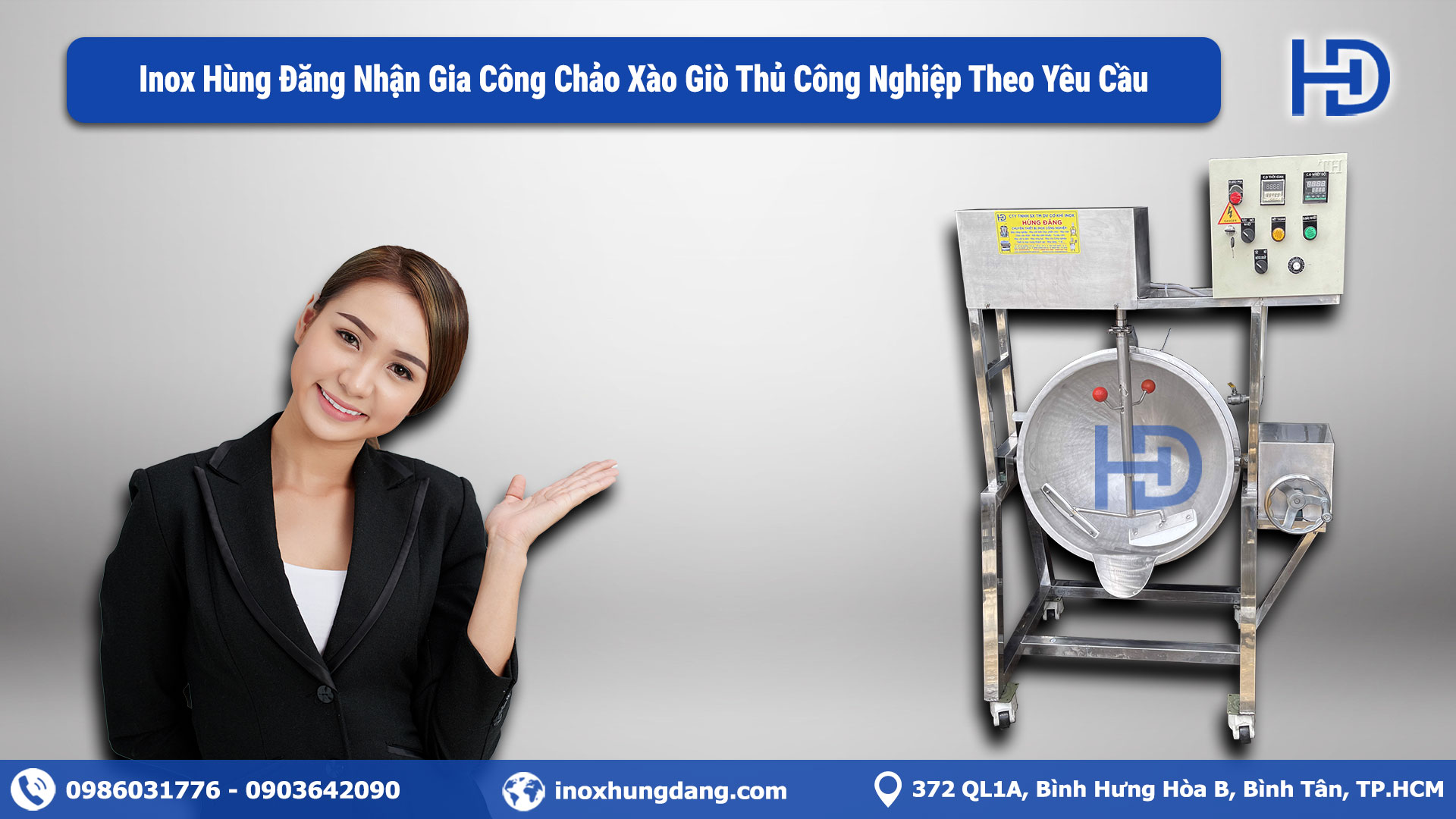 Inox Hùng Đăng nhận gia công chảo xào giò thủ công nghiệp theo yêu cầu Inox Hùng Đăng nhận gia công chảo xào giò thủ công nghiệp theo yêu cầu
