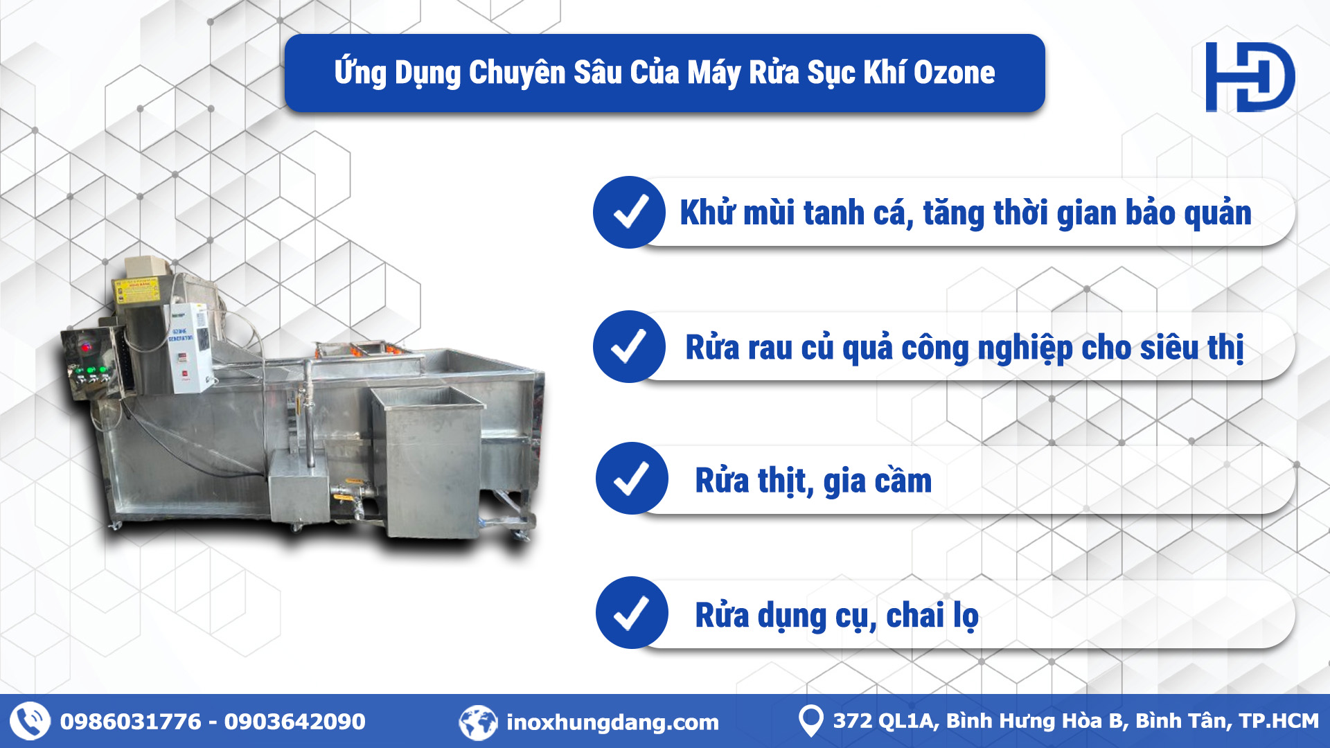Ứng dụng chuyên sâu của máy rửa sục khí ozone trong từng lĩnh vực