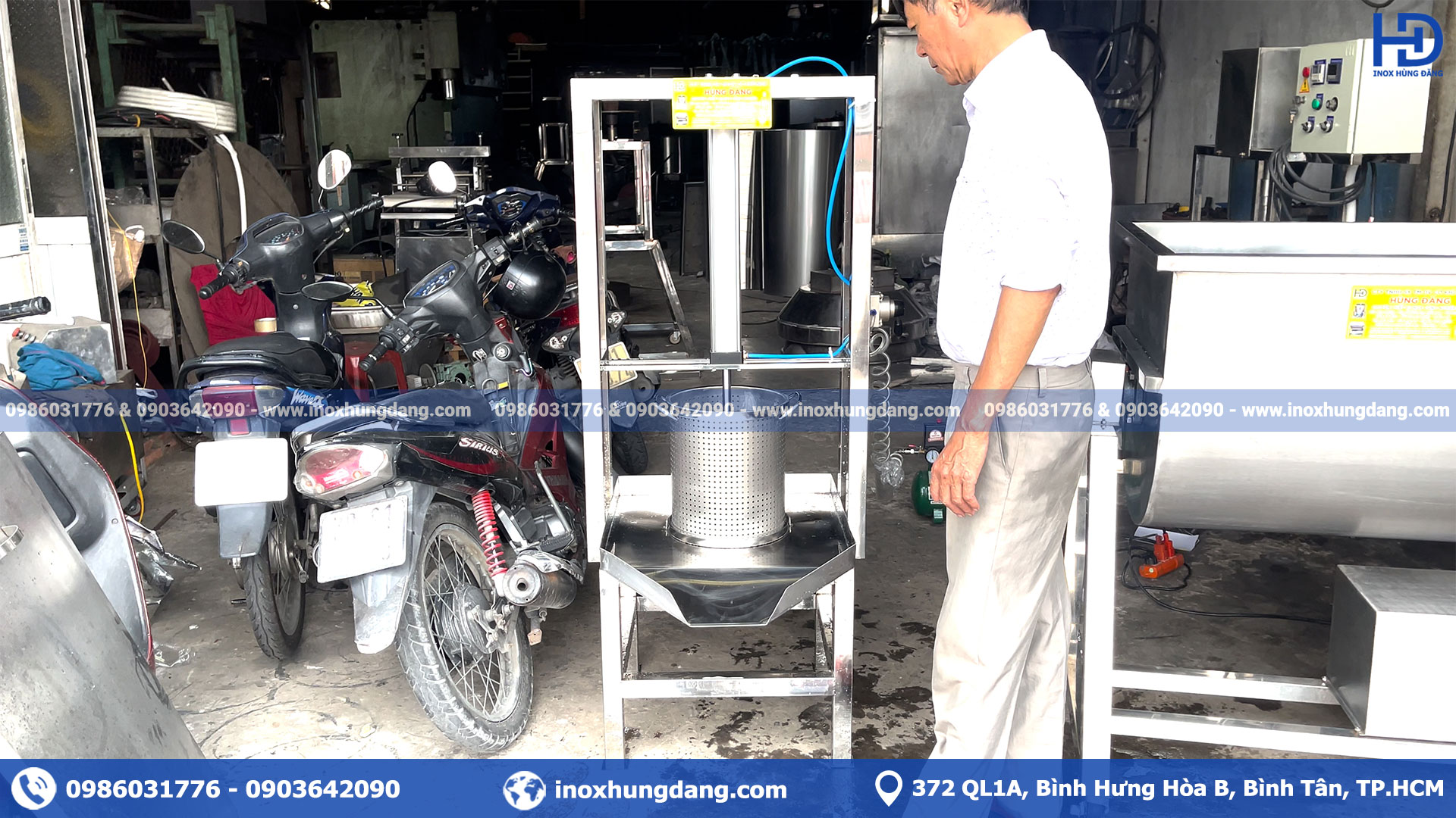 Giới thiệu dòng máy ép thực phẩm bằng thủy lực thế hệ mới