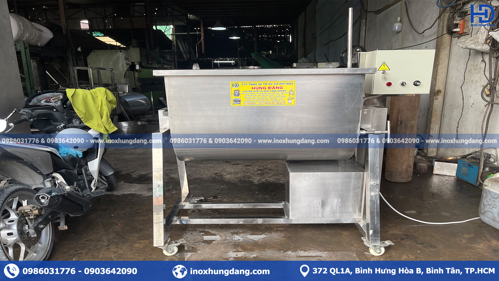 Máy Trộn Bột Công Nghiệp 500Kg Máy Trộn Bột Công Nghiệp 500Kg