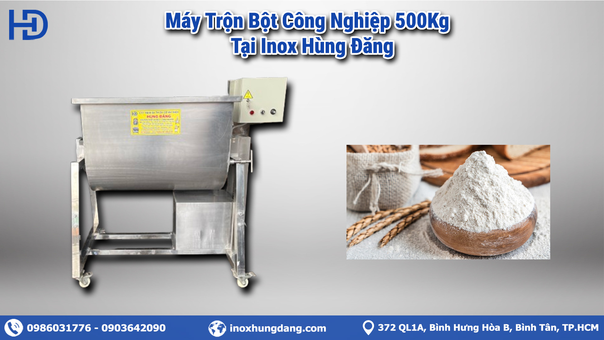 Máy Trộn Bột Công Nghiệp 500Kg Inox 304: Giải Pháp Hoàn Hảo Cho Doanh Nghiệp Máy Trộn Bột Công Nghiệp 500Kg Inox 304: Giải Pháp Hoàn Hảo Cho Doanh Nghiệp