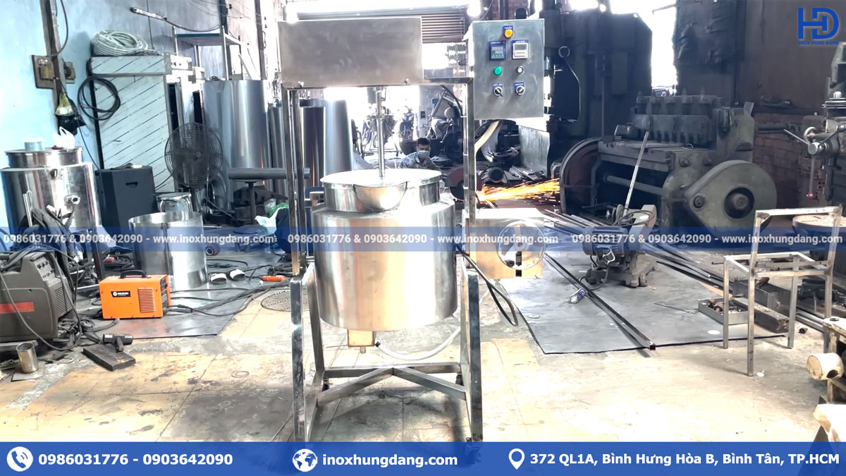 Giới thiệu sản phẩm và thông số kỹ thuật chi tiết Nồi Nấu Nước Đường 150 lít