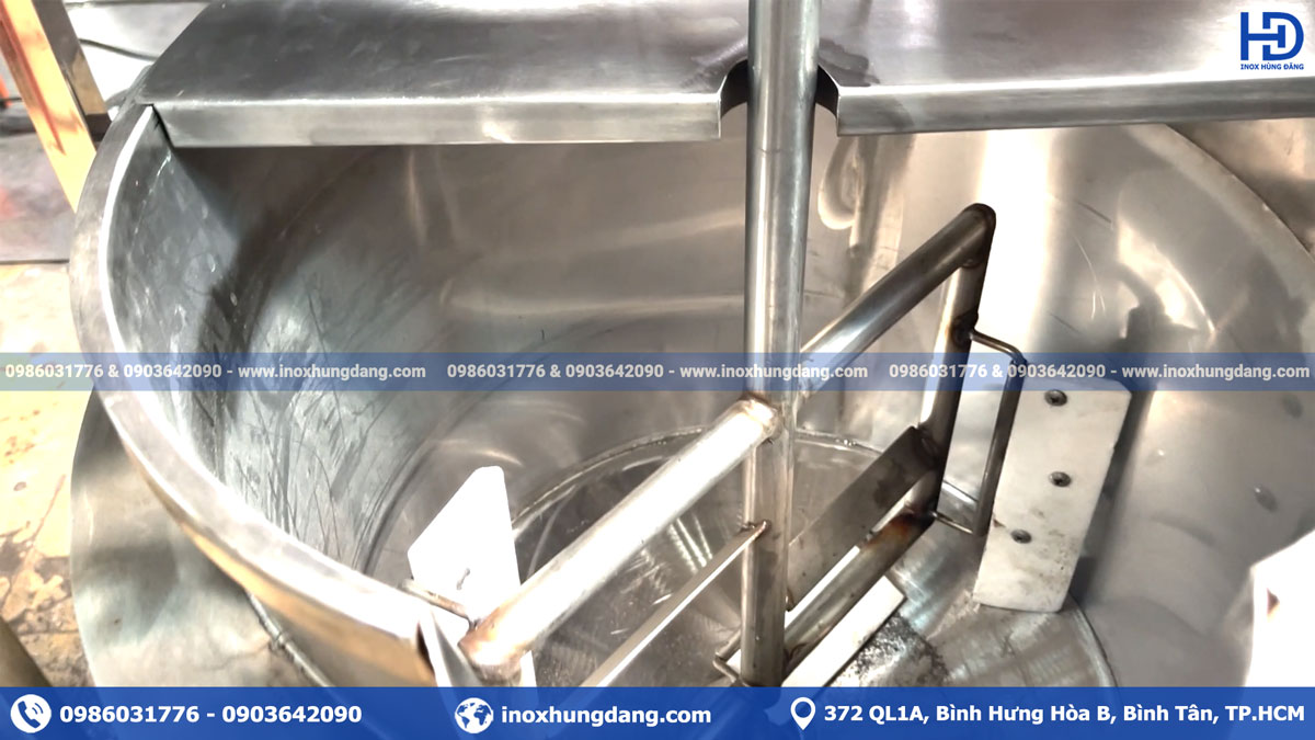 Nồi nấu cánh khuấy: thiết kế cánh, vật liệu và tốc độ khuấy