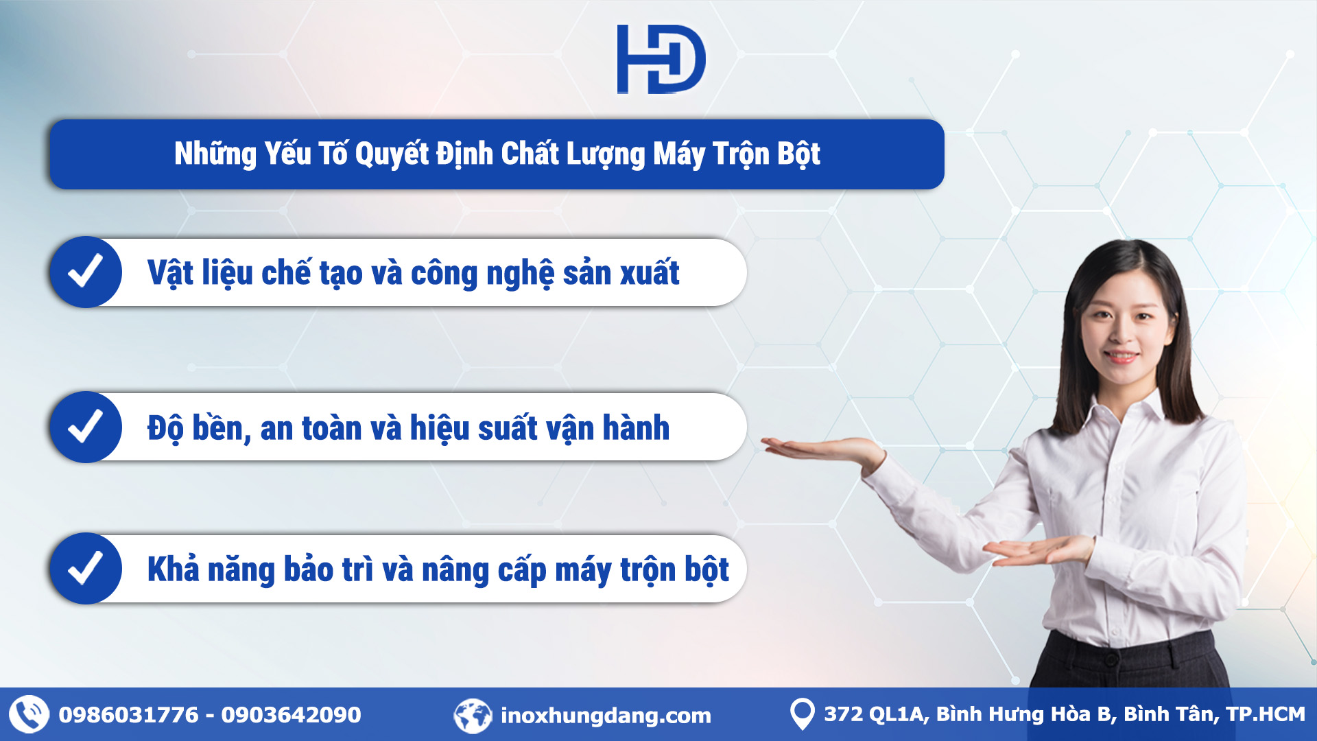 Những Yếu Tố Quyết Định Chất Lượng Máy Trộn Bột