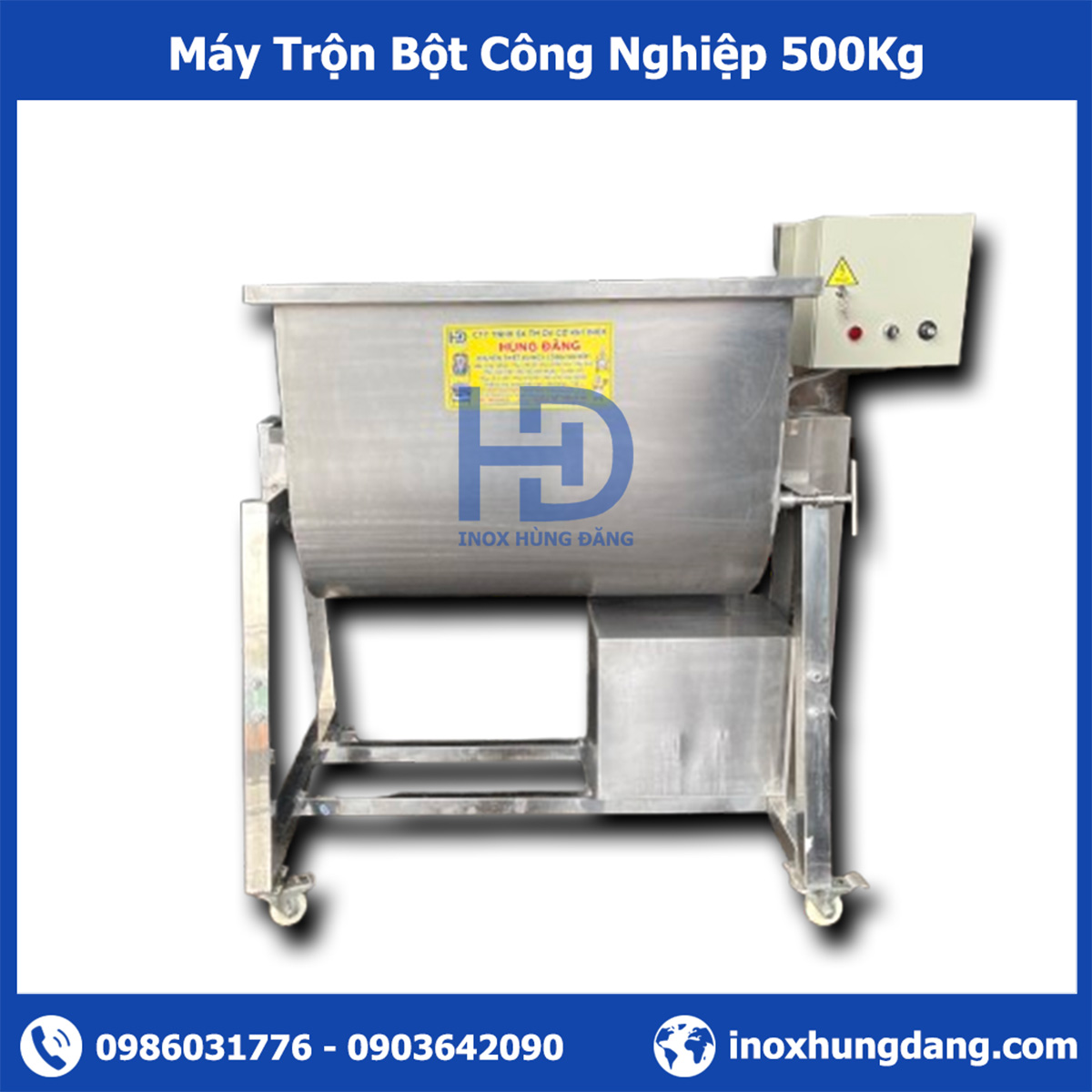 Máy Trộn Bột Công Nghiệp 500Kg Máy Trộn Bột Công Nghiệp 500Kg