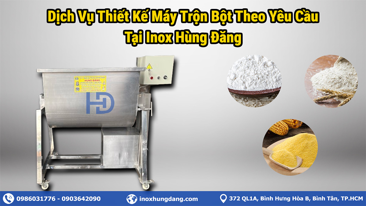 Thiết Kế Máy Trộn Bột Theo Yêu Cầu Cho Doanh Nghiệp Thiết Kế Máy Trộn Bột Theo Yêu Cầu Cho Doanh Nghiệp
