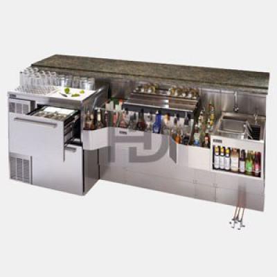 Quầy pha chế inox