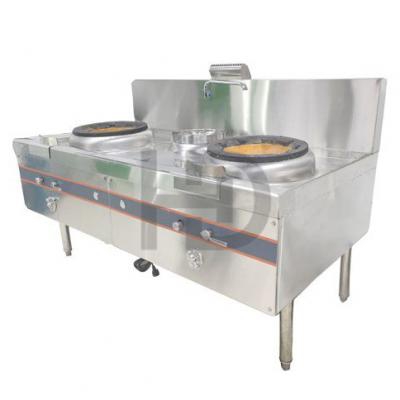 Bếp á 2 họng 1m8 có quạt thổi và bầu nước