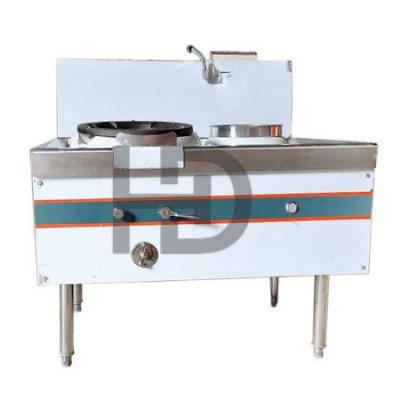 Bếp á đơn có quạt thổi họng gang đất