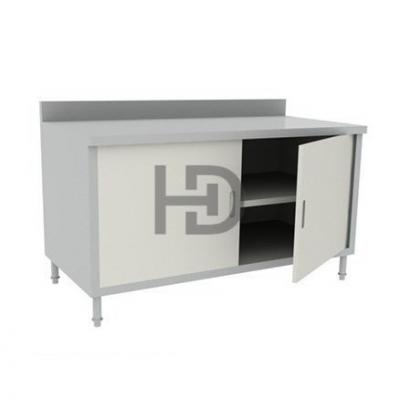 Tủ inox cửa mở 2 tầng