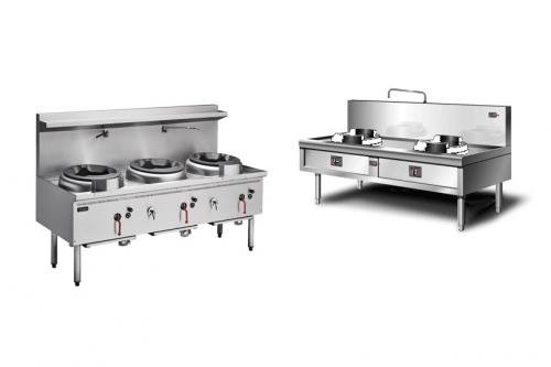 Bếp Á công nghiệp 2 họng có quạt thổi