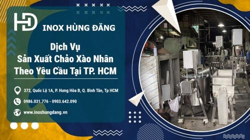 Dịch vụ sản xuất thiết bị inox công nghiệp theo yêu cầu tại TP. HCM