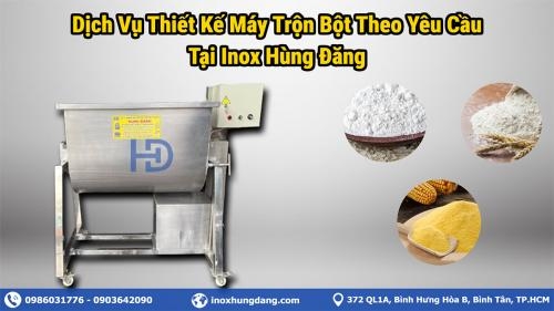 Thiết Kế Máy Trộn Bột Theo Yêu Cầu Cho Doanh Nghiệp