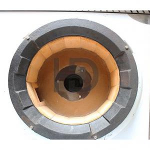 Bếp á đơn có quạt thổi họng gang đất