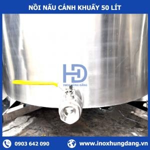 Nồi Cánh Khuấy Lật Nghiêng 50 Lít