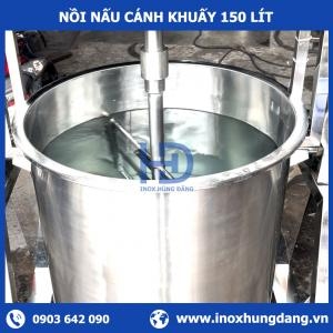 Nồi Có Cánh Khuấy Lật Nghiêng 150 Lít