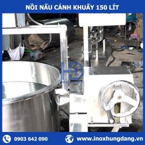 Nồi Có Cánh Khuấy Lật Nghiêng 150 Lít