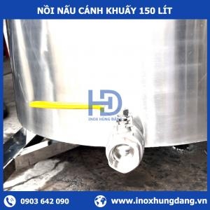 Nồi Có Cánh Khuấy Lật Nghiêng 150 Lít