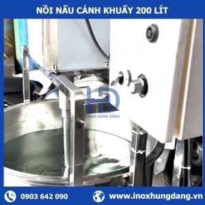 Nồi Cánh Khuấy Lật Nghiêng 200 Lít