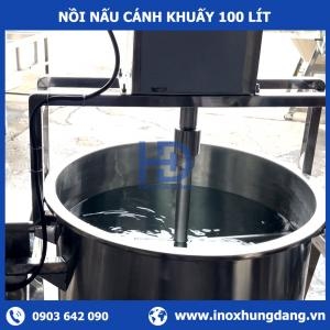 Nồi Cánh Khuấy Lật Nghiêng 100 Lít