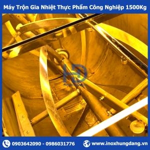 Máy Trộn Gia Nhiệt Thực Phẩm Công Nghiệp 1500Kg Máy Trộn Gia Nhiệt Thực Phẩm Công Nghiệp 1500Kg