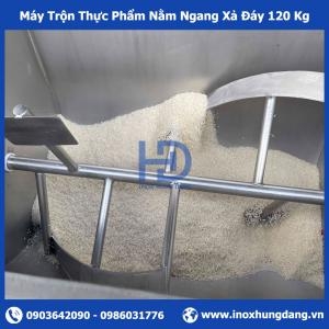 Máy Trộn Thực Phẩm Nằm Ngang Xả Đáy 120 Kg Máy Trộn Thực Phẩm Nằm Ngang Xả Đáy 120 Kg
