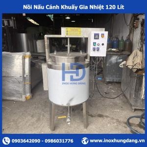 Nồi Nấu Cánh Khuấy Gia Nhiệt 120 Lít