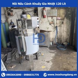 Nồi Nấu Cánh Khuấy Gia Nhiệt 120 Lít