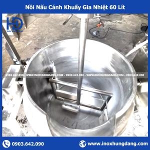 Nồi Nấu Cánh Khuấy Gia Nhiệt 60 Lít