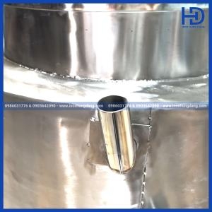 Nồi Nấu Cao Dược Liệu 80 Lít Có Cánh Khuấy Lật Nghiêng