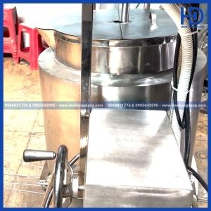 Nồi Nấu Cao Dược Liệu 80 Lít Có Cánh Khuấy Lật Nghiêng