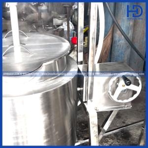 Nồi Nấu Trà Sữa Công Nghiệp 50 Lít Có Cánh Khuấy