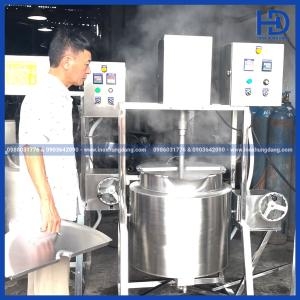 Nồi Nấu Trà Sữa Công Nghiệp 50 Lít Có Cánh Khuấy